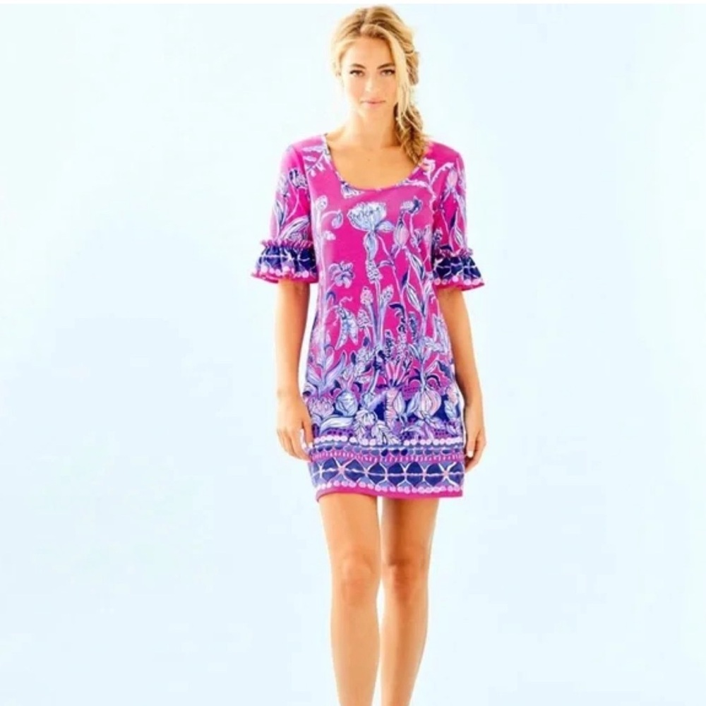 Lilly Pulitzer Jayden Dress in Bougainville Pink,  M